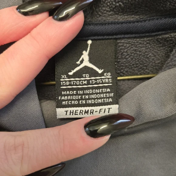 Jordan Gray and Red Hoodie - Picture 3 of 5